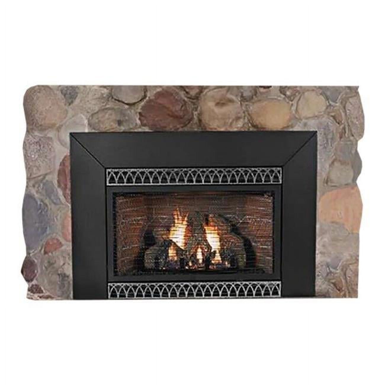 Empire Propane VentFree Fireplace Log Set with Blower & Millivolt