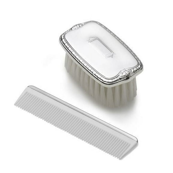 Empire Silver Boys Shield Design Military Brush Comb Set