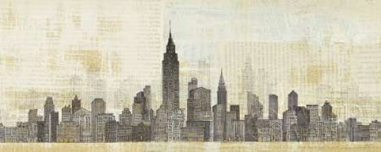Empire Skyline Canvas Art - Avery Tillmon (10 x 20)