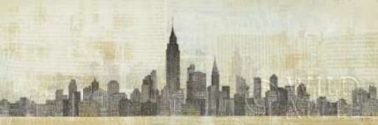 Empire Skyline Canvas Art - Avery Tillmon (12 x 36)