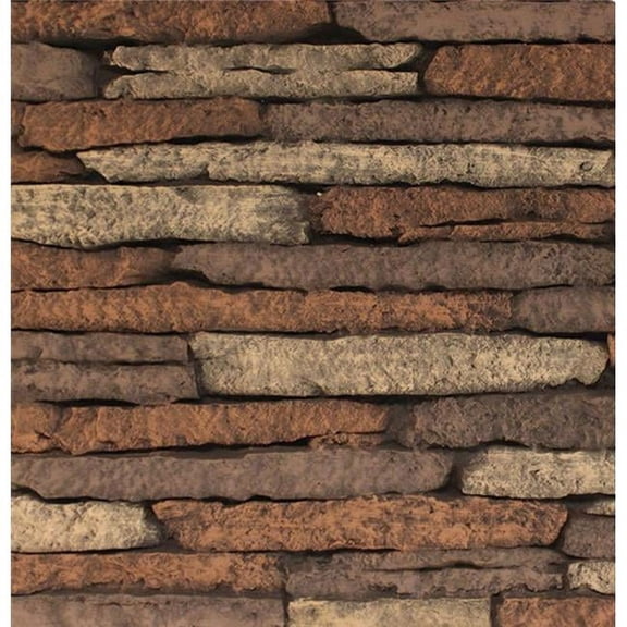 Empire Stacked Limestone Brick Liner for Fireplace