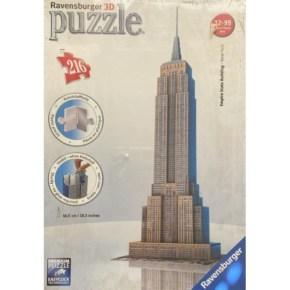 Empire State Building 3D, 216 Piece Puzzle by Ravensburger