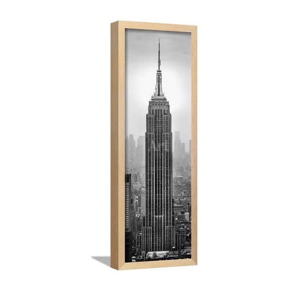 Empire State Building in a City, Manhattan, New York City, New York State, USA, Framed Art Print Wall Art Sold by Art.Com