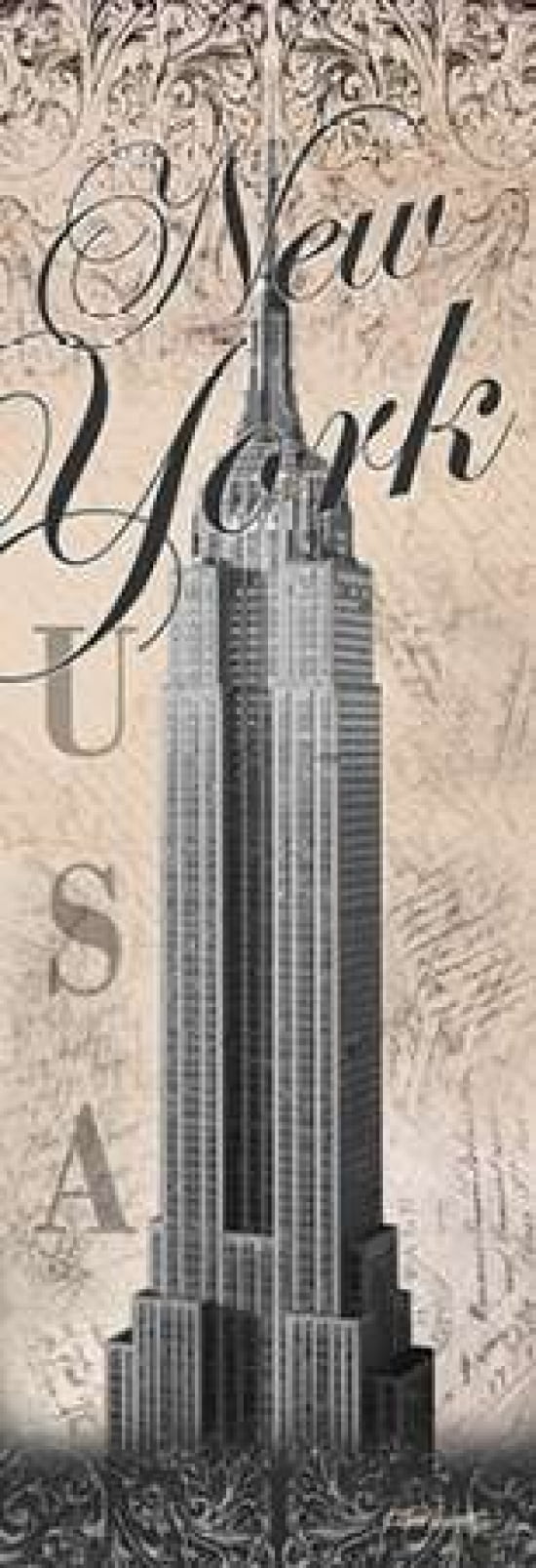 Empire State Canvas Art - Todd Williams (24 x 48)
