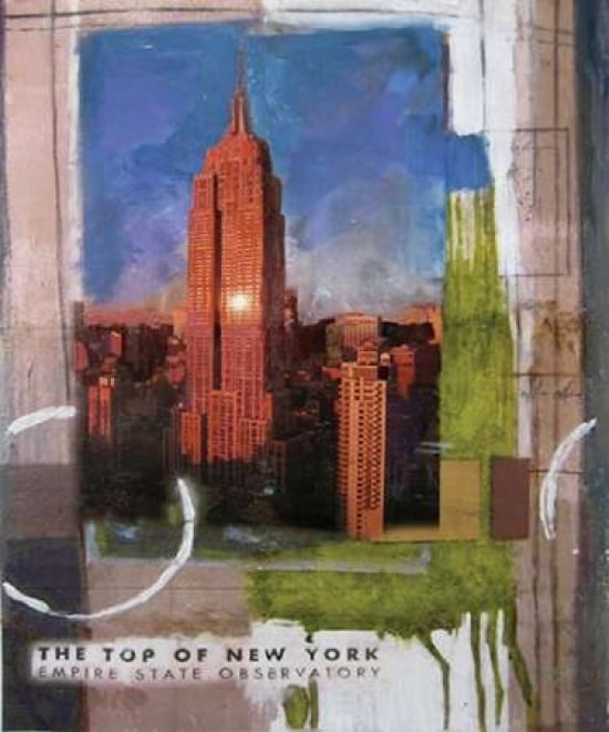 Empire State Collage Canvas Art - Andrew Sullivan (20 x 24)