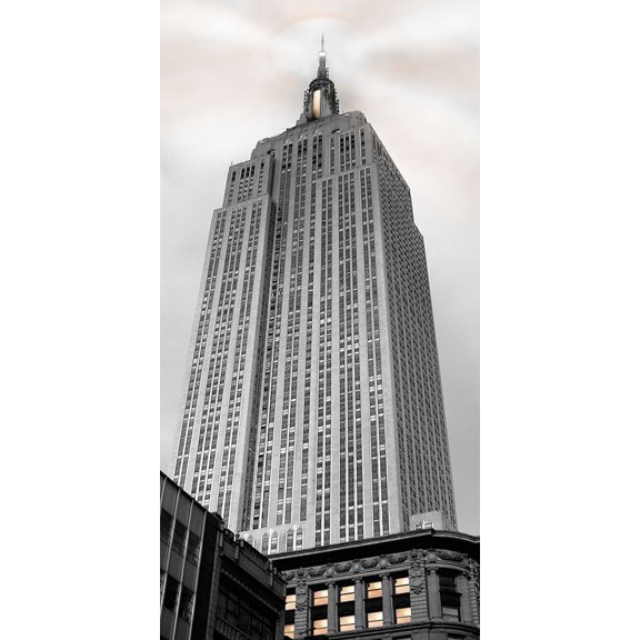 Empire State Poster Print by Susan Jill (18 x 36)