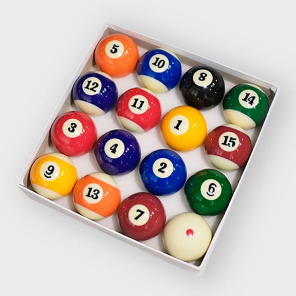 Empire USA Exclusive Pool Table Ball Set, American Standard, 2.25 inch Billiard Balls