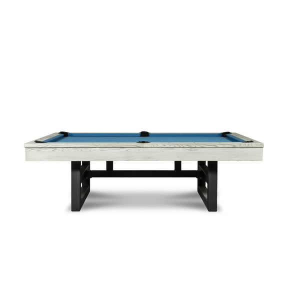 Empire USA - Chino Slate Pool Table W/Premium Billiard Accessories (8FT, Whitewash)