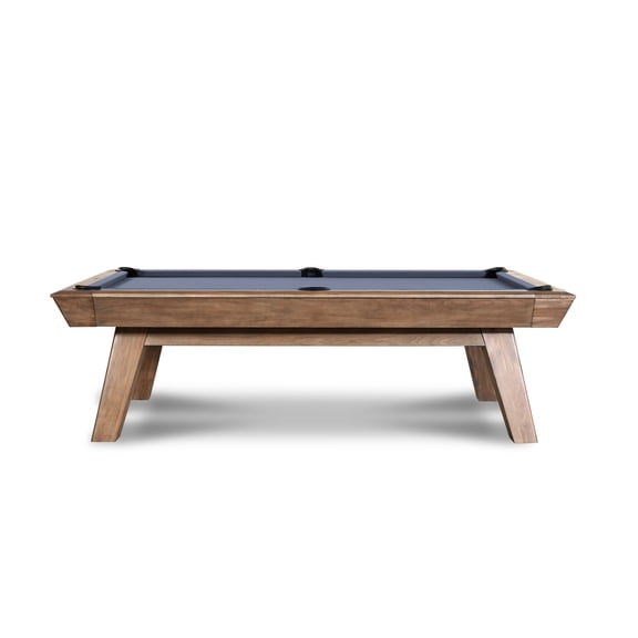 Empire USA Nixon Billiards Desyn Slate Pool Table with Premium Billiard Accessories, Walnut, 8 ft