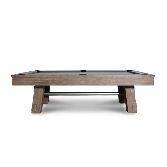 Empire USA Nixon Billiards Georgia Slate Pool Table with Premium Billiard Accessories, Weathered Natural, 7 ft
