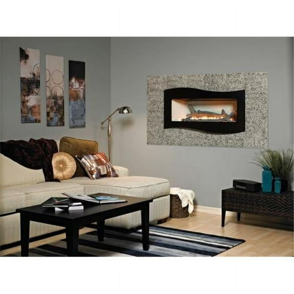 Empire VFLB72FP90P 72 x 24 Wall Mounted 30000 BTU Propane Indoor Fireplace