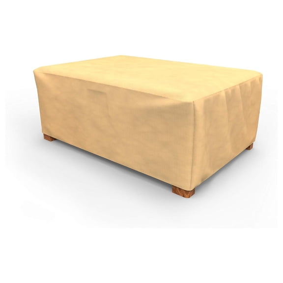 EmpirePatio Classic Nutmeg Outdoor Patio Ottoman Cover, 18" H x 33" W x 25" L