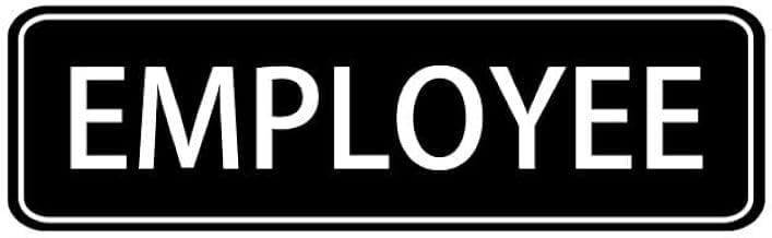 Employee Copy Sign Employee Acrylic Sign For Office Door Wall Home And Business, Easy To ...
