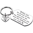 thumbnail image 1 of Employee Appreciation Gift for Coworker Leaving Gift for Women Men Keychain Birthday White Elephant Going Away Administrative Professional Day Thank You Christmas Valentine Teacher Appreciation Gifts, 1 of 6