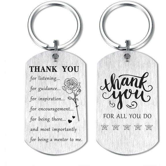 Employee Coworker Staff Appreciation Gifts Keychain for Women Men Unique Thank You Work Anniversary Present