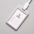 thumbnail image 1 of Employee Id Card Holder With Neck Strap Lanyard, Double-Sided Transparent Design For Clear Id Display, Portable Name Tag Cardholder For Office Employees, Corporate, 1 of 2