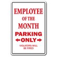 thumbnail image 1 of Employee Of The Month [3 Pack] of Vinyl Decal Stickers | Indoor/Outdoor | Funny decoration for Laptop, Car, Garage , Bedroom, Offices | SignMission, 1 of 1