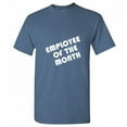 thumbnail image 1 of Employee Of The Month Casual Office Job Tshirts Novelty Humor Sarcastic Employees Workplace Gift For Xmas Holiday Mens T Shirts Graphic Funny Tee, 1 of 5