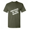 thumbnail image 1 of Employee Of The Month Casual Office Job Tshirts Novelty Humor Sarcastic Employees Workplace Gift For Xmas Holiday Mens T Shirts Graphic Funny Tee, 1 of 5