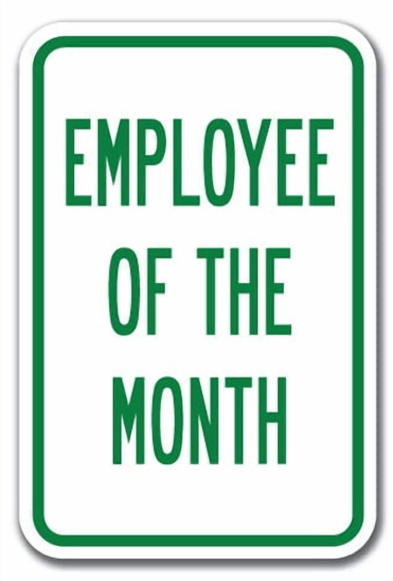 Employee Of The Month Sign 12