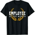 thumbnail image 1 of Employee Of The Month Top Best Worker T-ShirtMen's and women's pure cotton short-sleeved shirts, 1 of 6