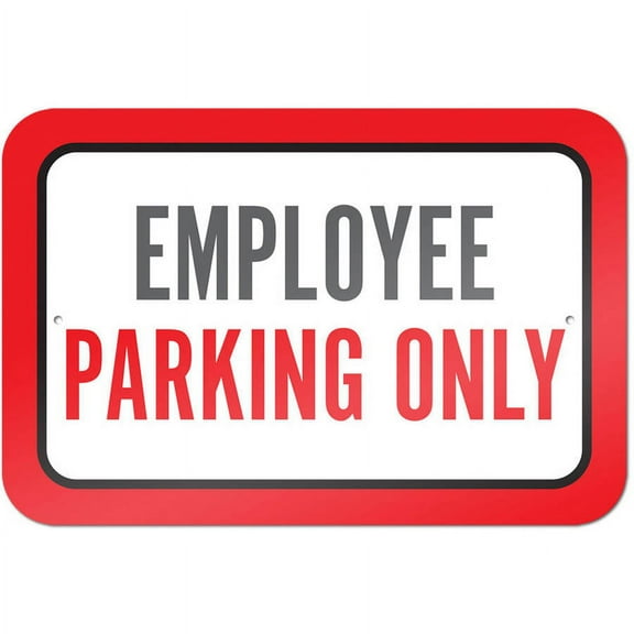 Employee Parking Only Sign