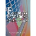 thumbnail image 1 of Employers' Handbook to 401(k) Savings Plans, 1 of 1