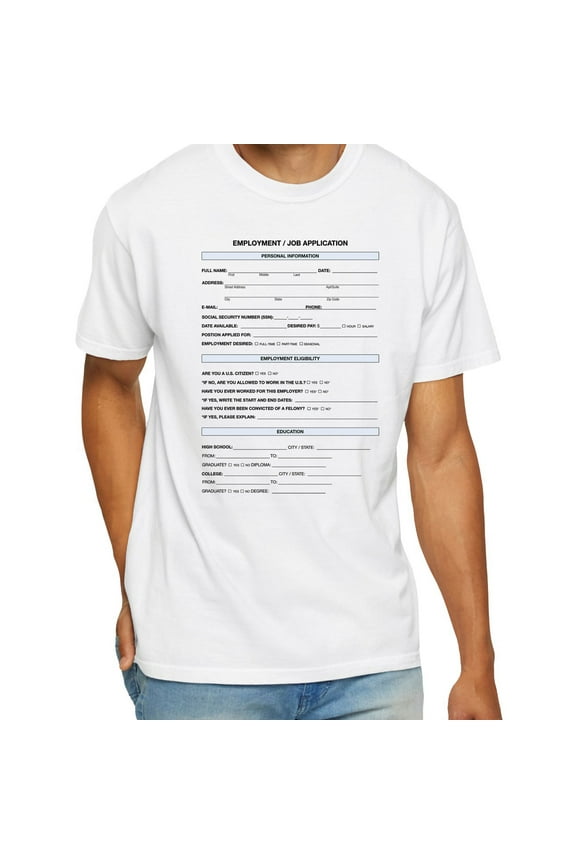 Employment Job Application T-Shirt