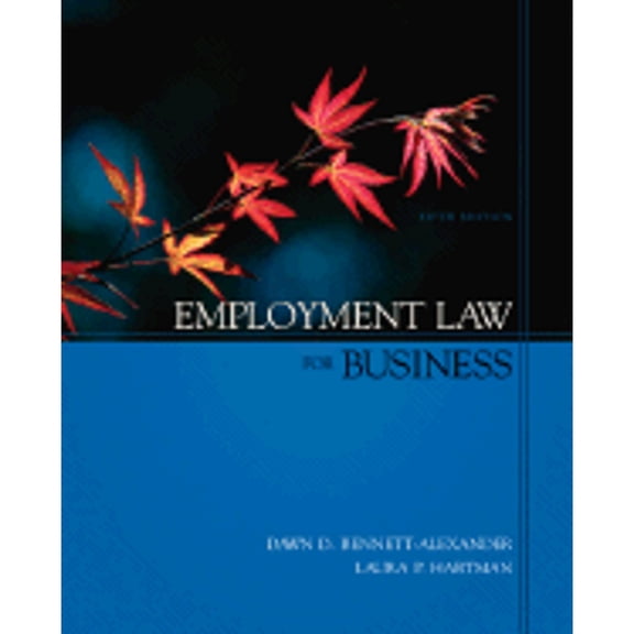 Pre-Owned Employment Law for Business (Hardcover) 0073028959 9780073028958