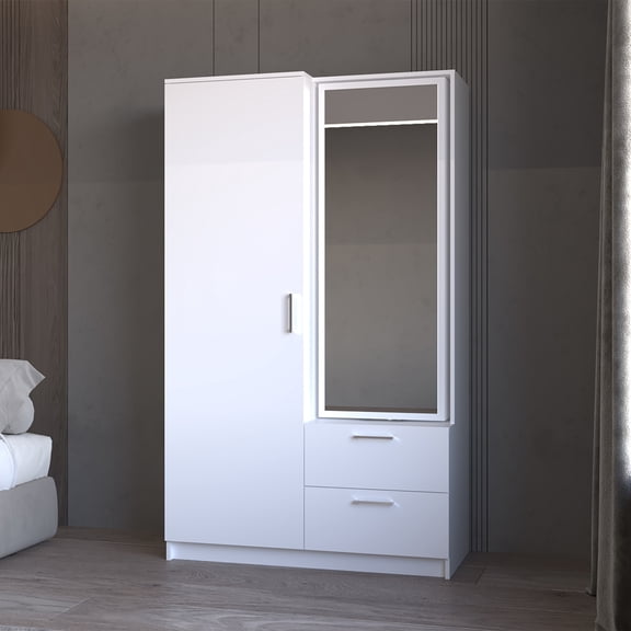 Emporia Armoire, Badroom, White