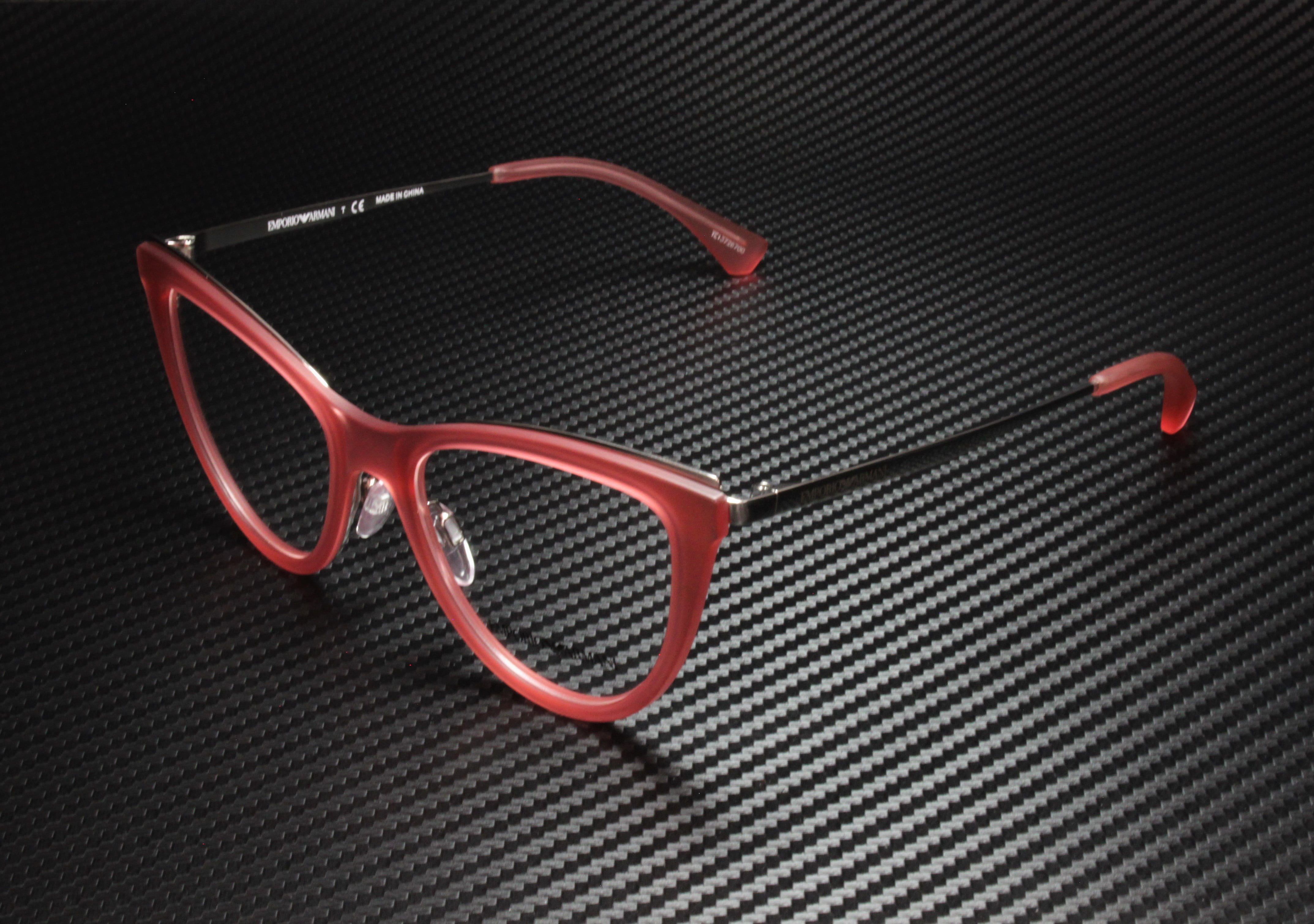 Emporio Armani Women\'s Coral Eyeglasses! Emporio Armani Kids EK3002 Glasses 5380 Shiny Coral - eye-oo.com main image 2