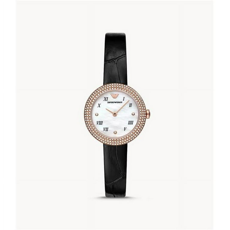 Armani ladies 2024 watches leather strap