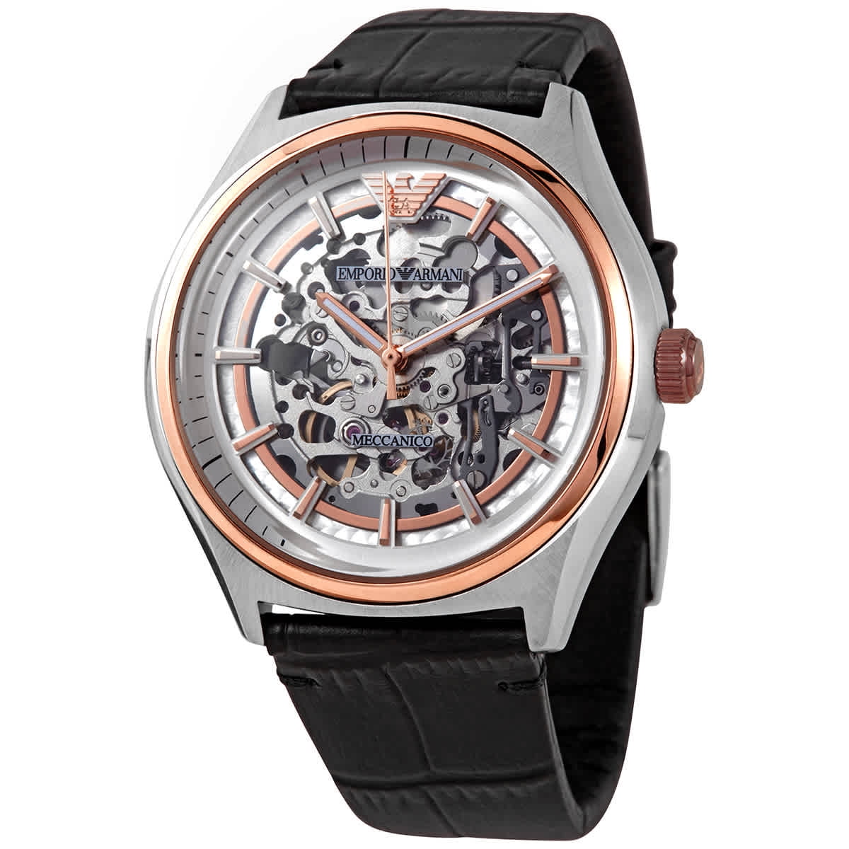 時計 Emporio Armani leather watch Emporio Armani Leather Automatic Mens Watch AR60018 - Walmart.com