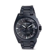Emporio Armani Black Stainless Steel Mens Watch
