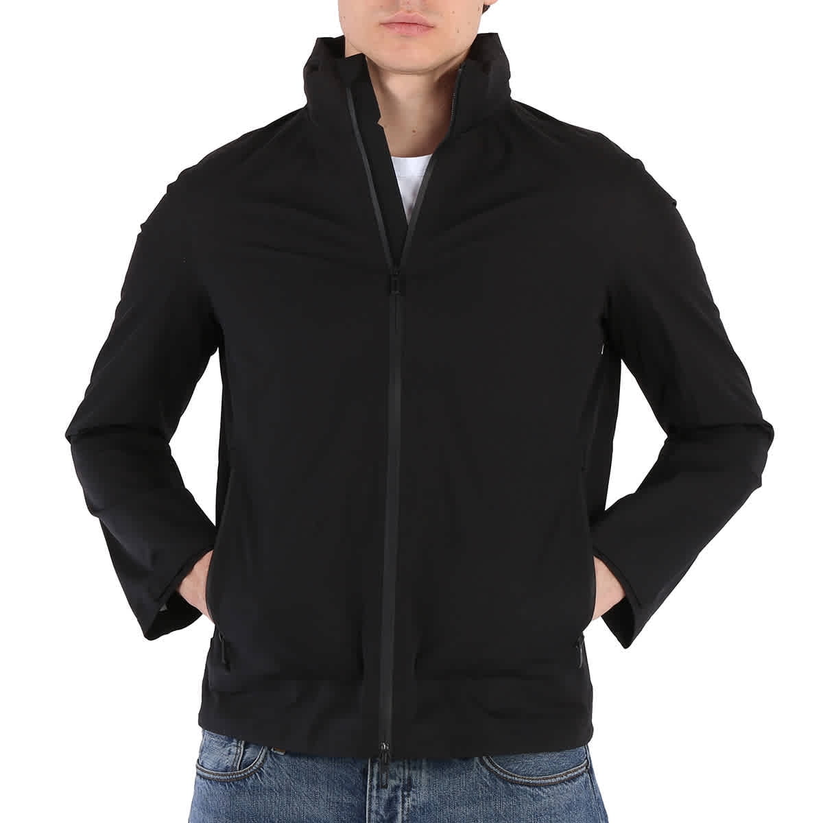 Emporio Armani Noir Veste coupe vent de voyage Haiti Ubuy