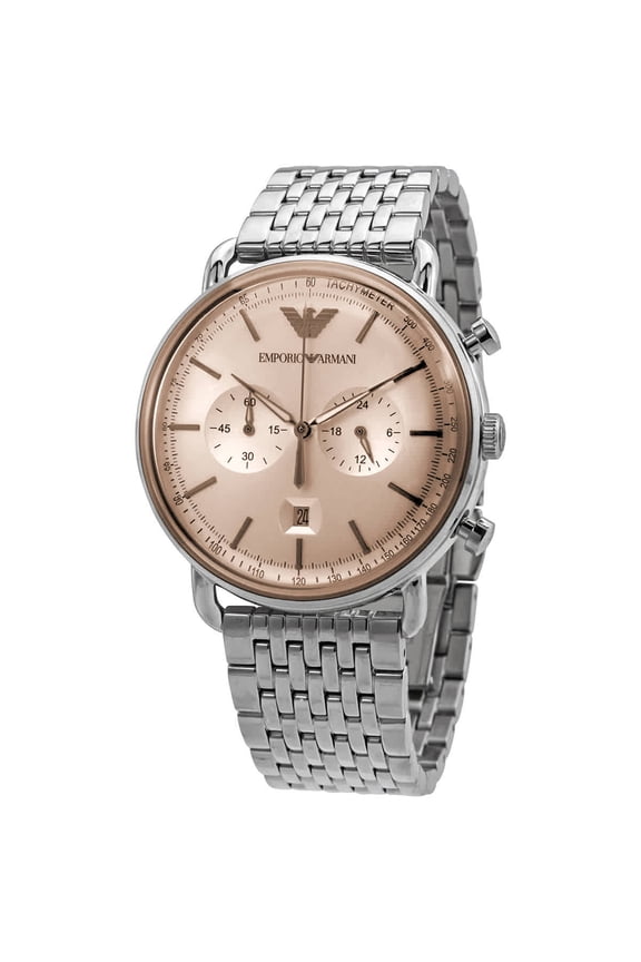 Chronograph Quartz Beige Dial Men's Watch AR11239