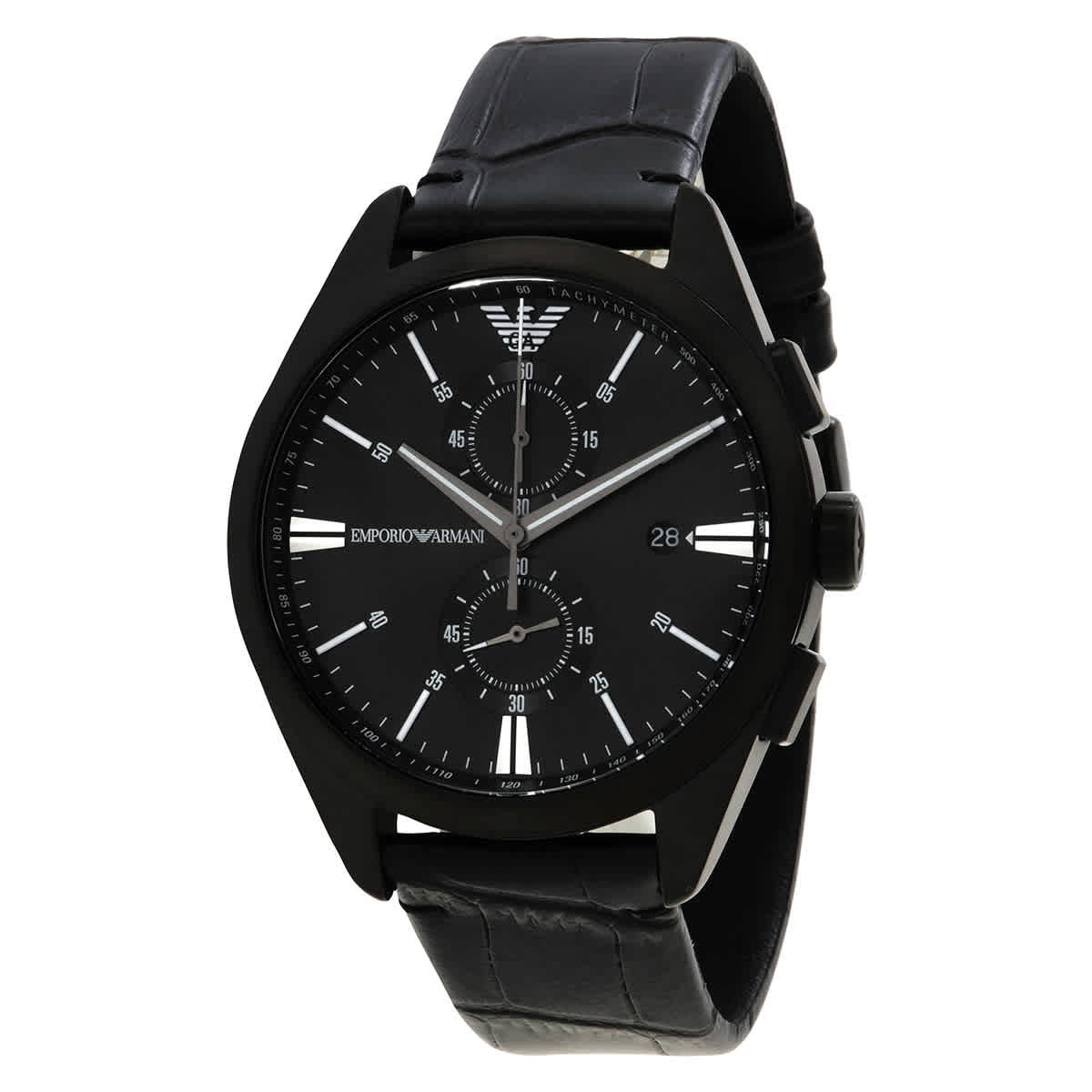 Emporio Armani Chronograph Quartz Black Dial Men