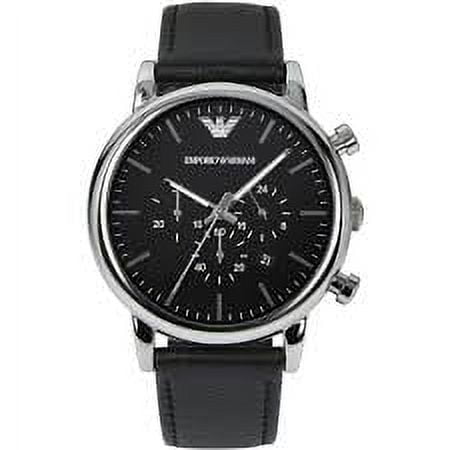 Emporio Armani Classic Leather Chronograph Mens Watch AR1828