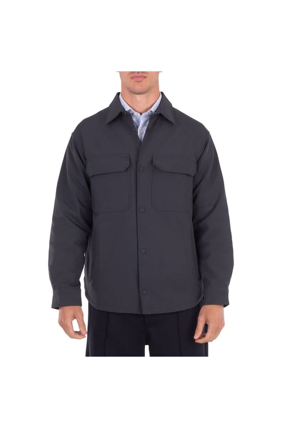 Comfort-Fit Nylon Shirt Jacket, Brand Size 52 ( US Size 42 )