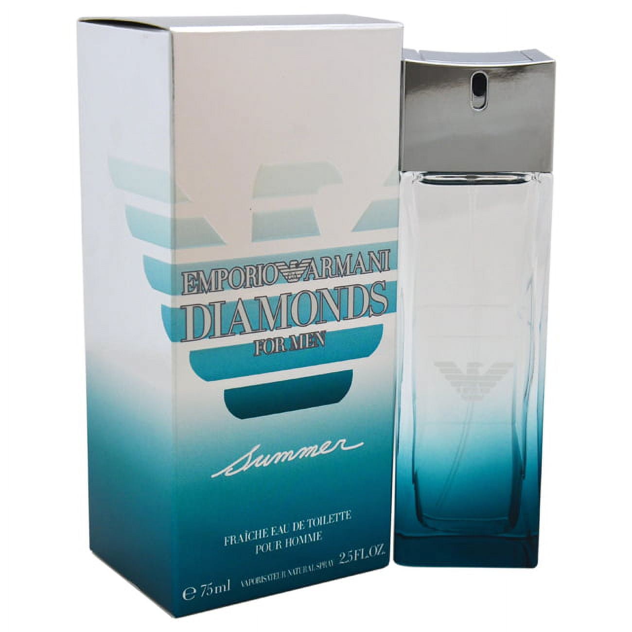 Emporio Armani Diamonds Summer by Giorgio Armani for Men - 2.5 oz