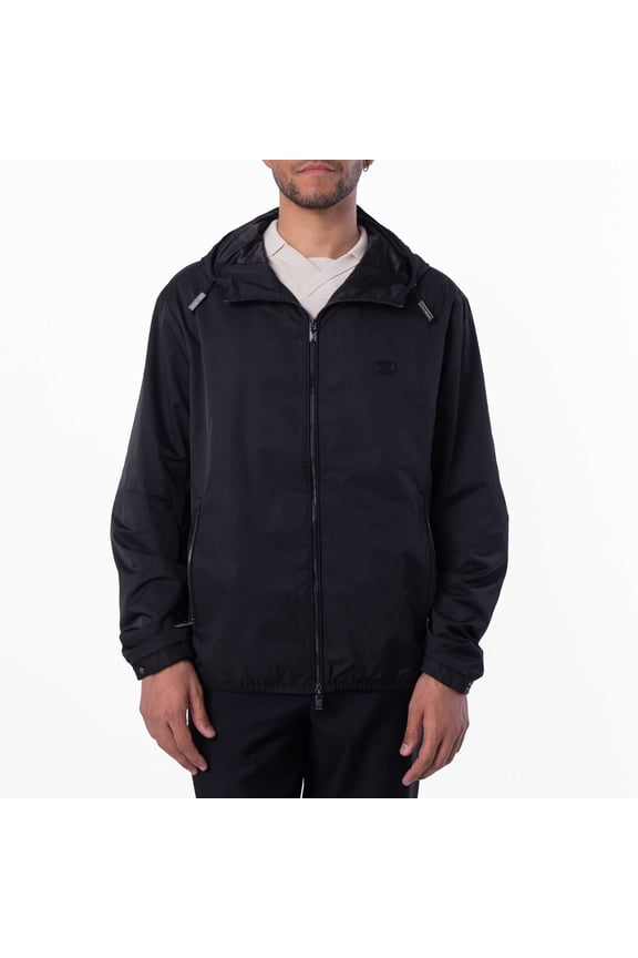 Drawstring Hood Polyester Jacket, Brand Size 52 (US Size 42)