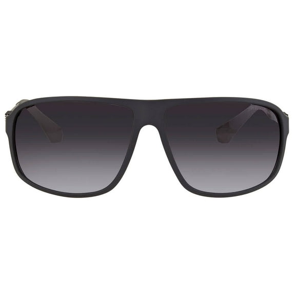 Emporio Armani Grey Gradient Rectangular Men's Sunglasses AR4029-50638G-64