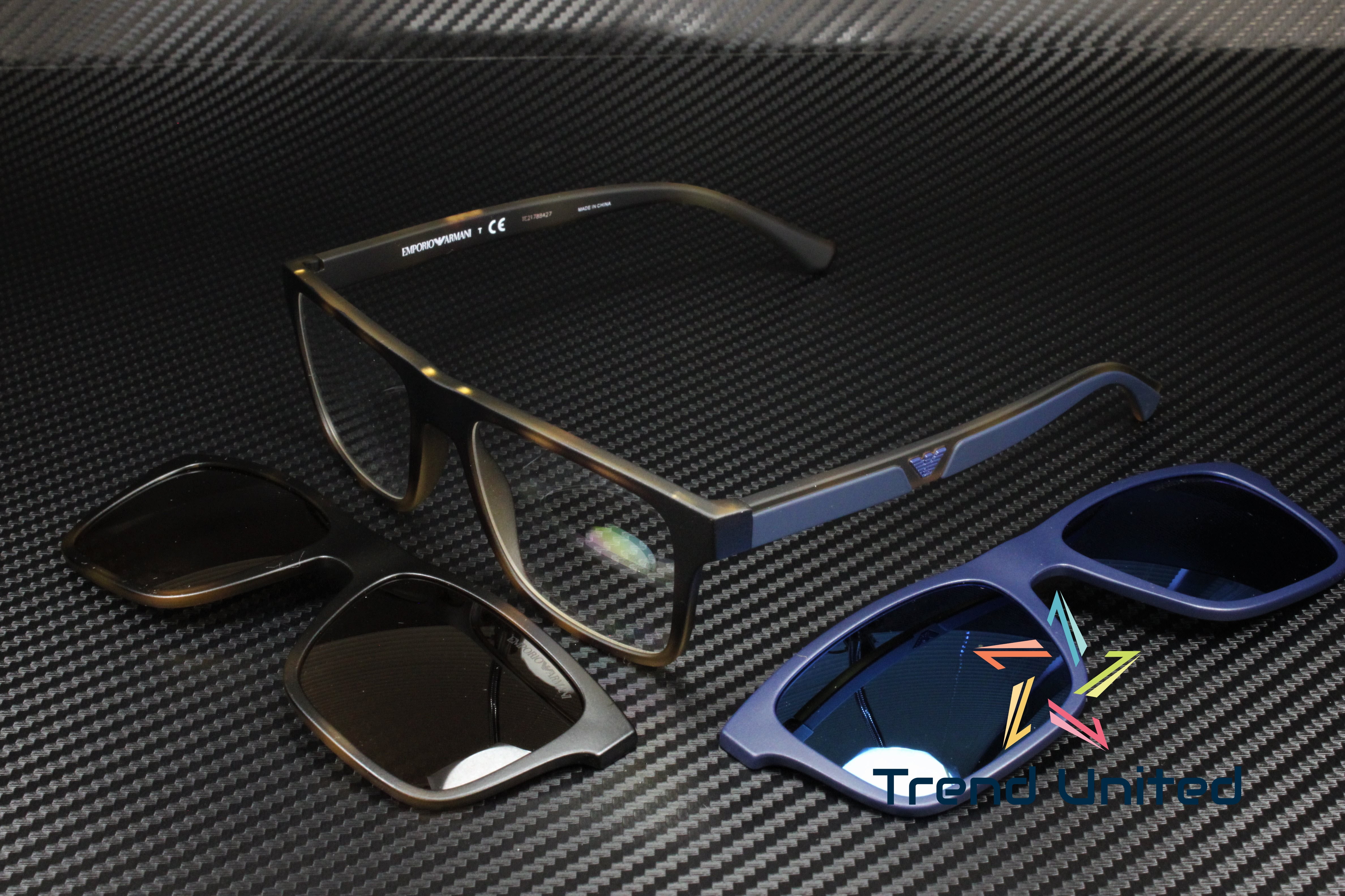 Emporio Armani Unisex Rectangle Sunglasses Matte Togo Ubuy