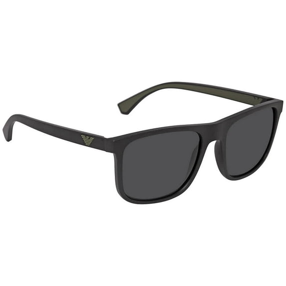 Emporio Armani Grey Square Men's Sunglasses EA4129 504287 56
