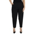 thumbnail image 1 of Emporio Armani Ladies Black Casual Cotton Stretch Trousers, Brand Size 48 (US Size 12), 1 of 1