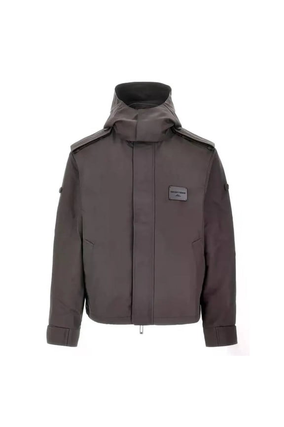 Logo Applique Blouson Jacket, Brand Size 46 ( US Size 36 )