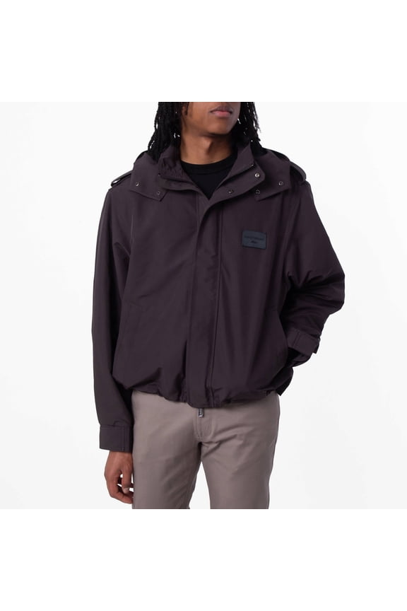 Logo Applique Blouson Jacket, Brand Size 52 ( US Size 42 )