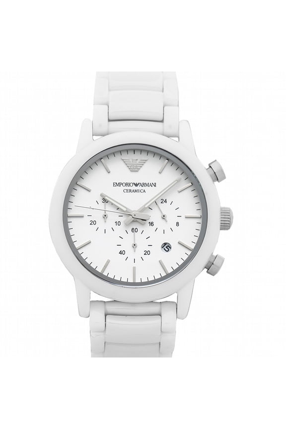 Luigi Chronograph White Dial Men's Watch AR1499