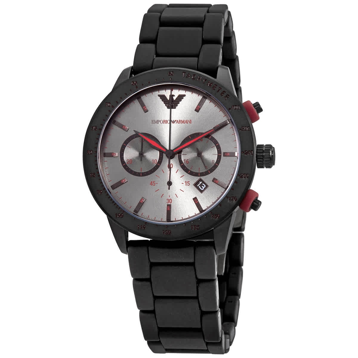 Emporio Armani Mario Chronograph Quartz Grey Dial Men s AR11392 Walmart