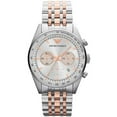 thumbnail image 1 of Emporio Armani Men's Armani Sportivo Silver / Rose Gold Quartz Analog Watch AR5999, 1 of 2
